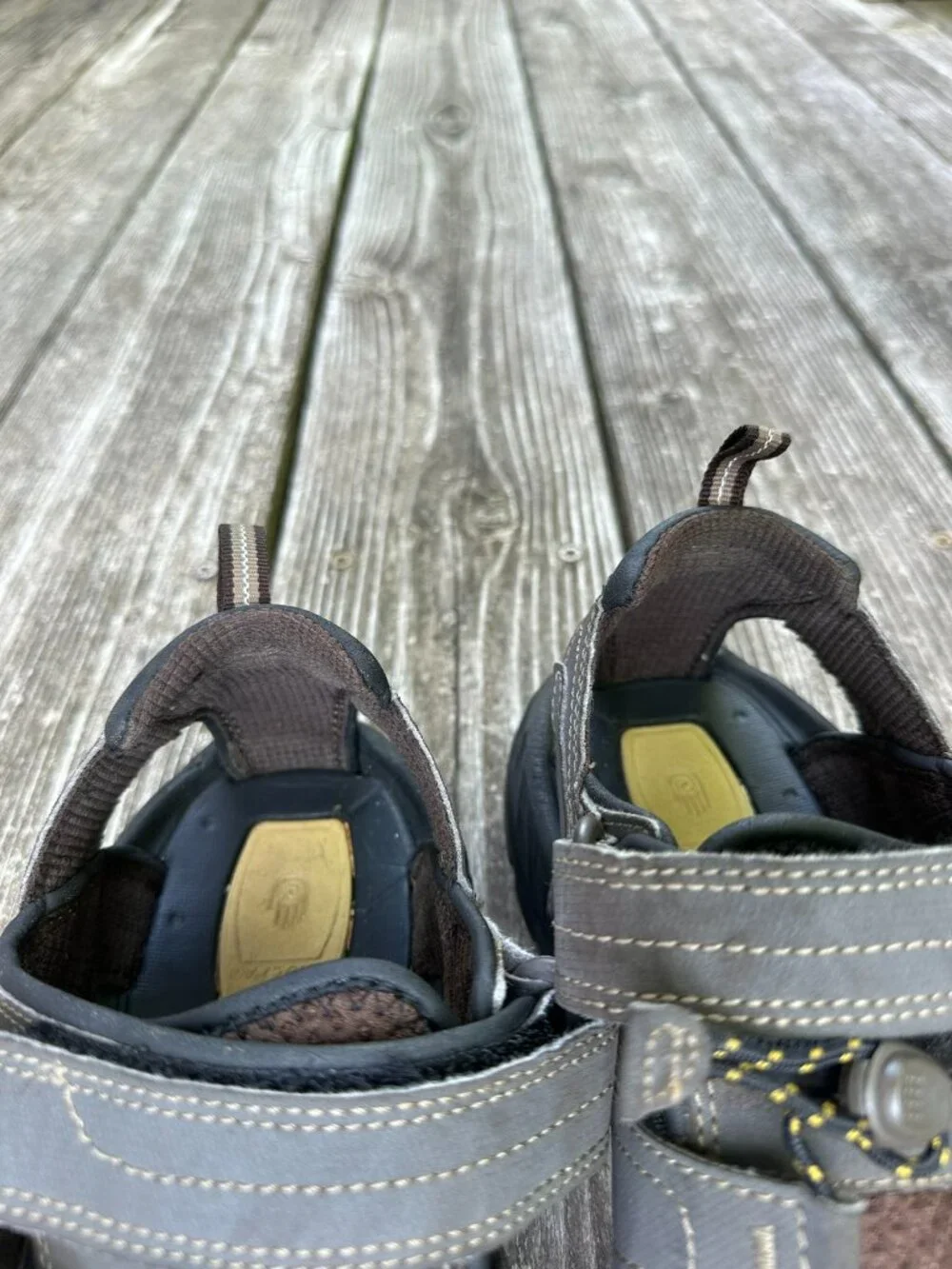 Teva Men's Forebay Water Sandals Size 10 Fisherman Hiking Shoe Gray and Brown
